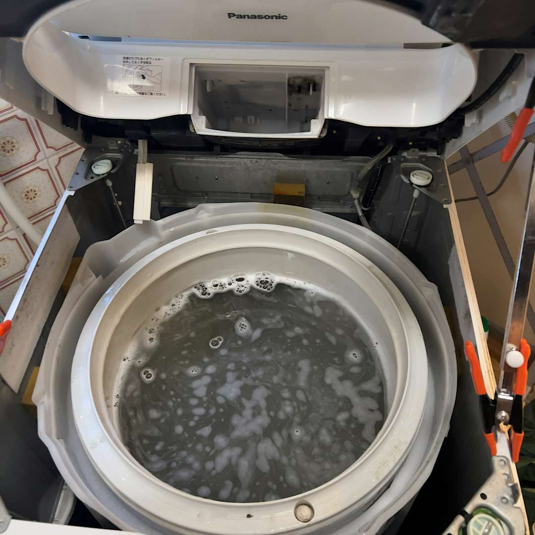 【久留米市】洗濯機クリーニングの説明